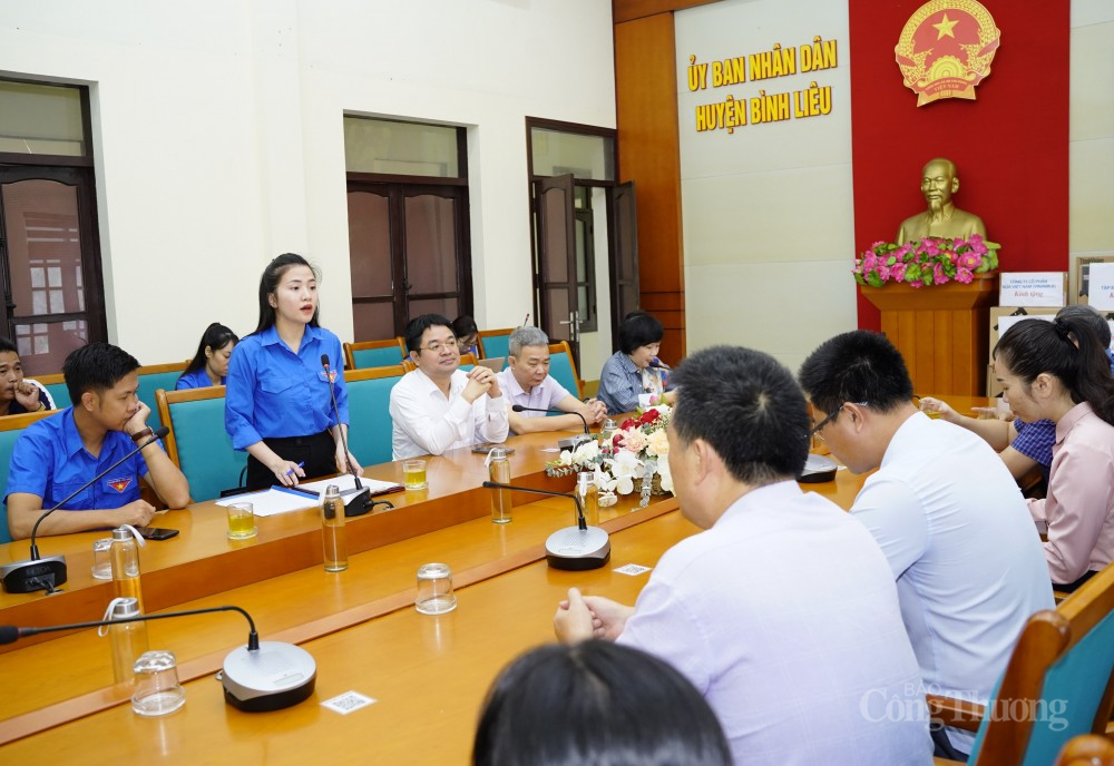 đồng chí Lê Thị Thanh Huyền – Bí thư Đoàn Thanh niên Báo Công Thương cho biết