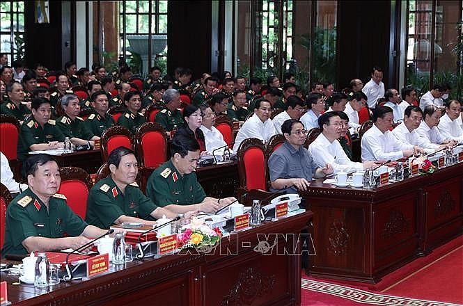 Thủ tướng Phạm Minh Chính dự Hội nghị đẩy mạnh phát triển công nghiệp quốc phòng