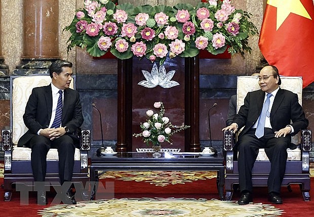 Chủ tịch nước Nguyễn Xuân Phúc tiếp Viện Kiểm sát nhân dân tối cao Lào Xayxana Khotphouthone