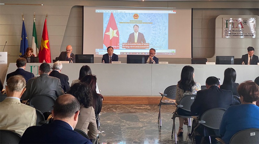 Bộ Công Thương tổ chức hội thảo xúc tiến thương mại Việt Nam- Italia tại Rome