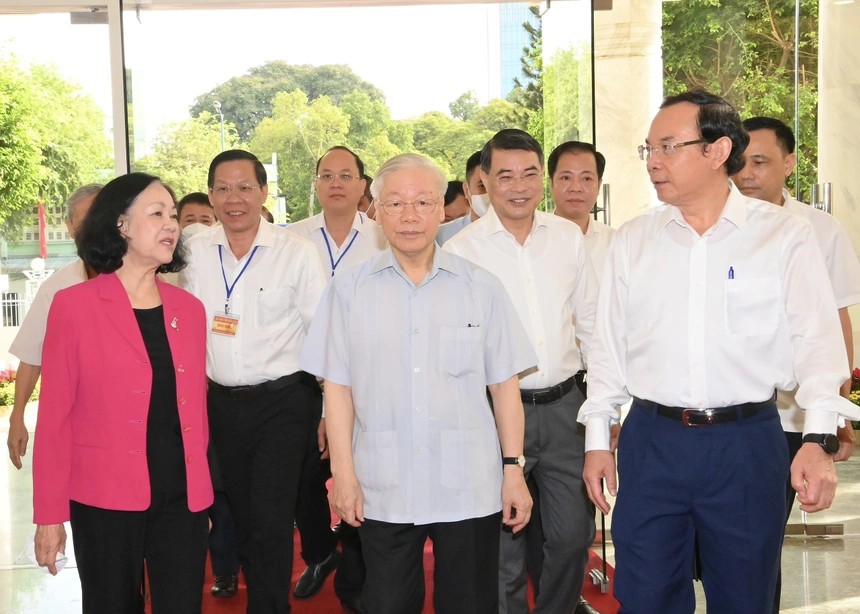 TP Hồ Chí Minh nêu nhiều kiến nghị với Tổng Bí thư Nguyễn Phú Trọng