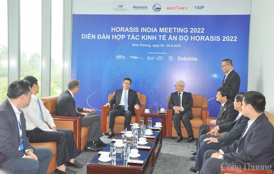 Phó Thủ tưởng Vũ Đức Đam tham dự Diễn đàn Hợp tác kinh tế Horasis Ấn Độ 2022