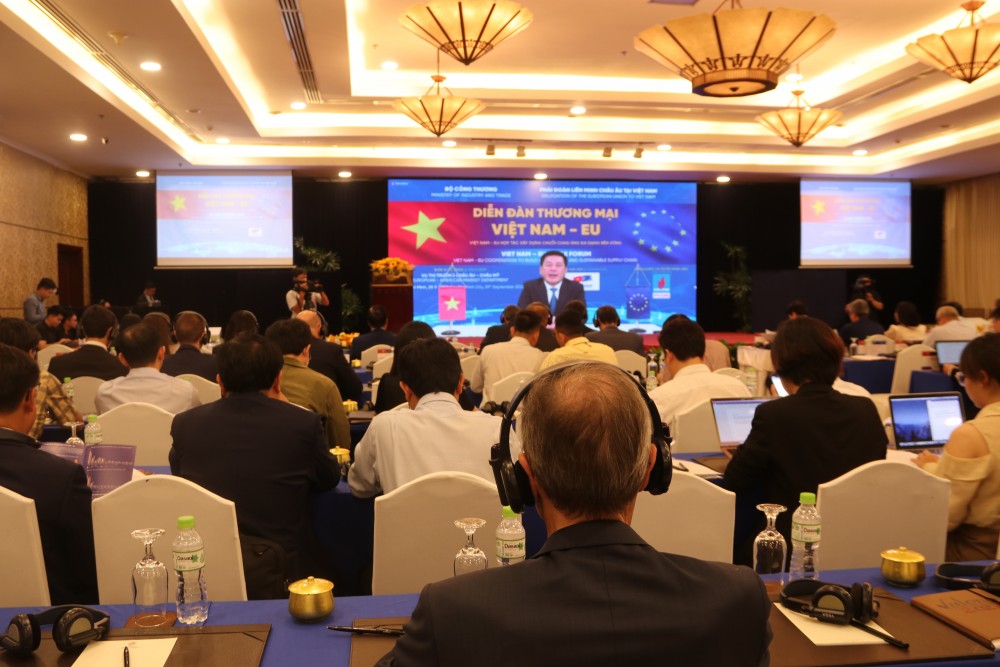 Bộ trưởng Nguyễn Hồng Diên: Việt Nam – EU hợp tác xây dựng chuỗi cung ứng đa dạng bền vững