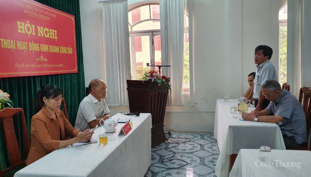 Sở Công Thương Thừa Thiên Huế tổ chức hội nghị đối thoại về hoạt động kinh doanh xăng dầu