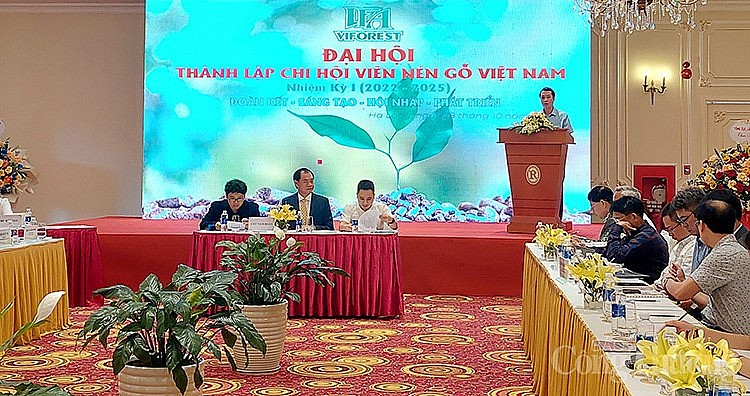 Đại hội thành lập chi hội viên nén gỗ Việt Nam