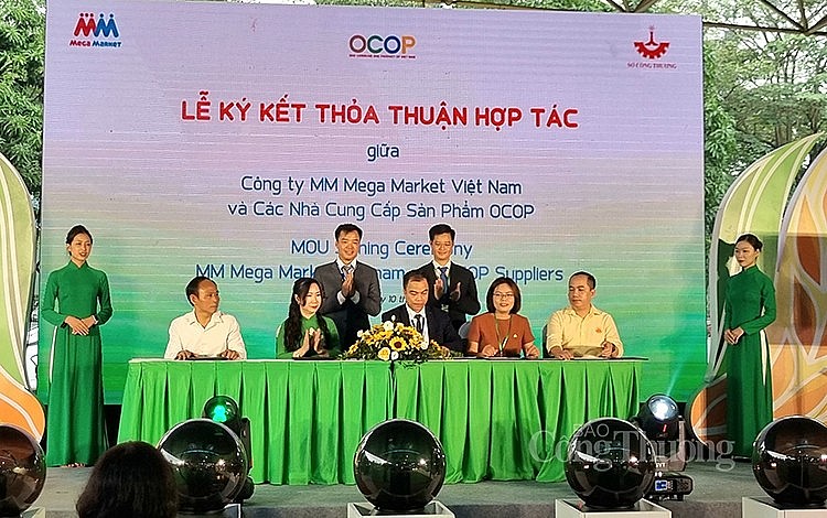 MM Mega Market đã ký kết thỏa thuận hợp tác với 25 nhà cung cấp sản phẩm OCOP