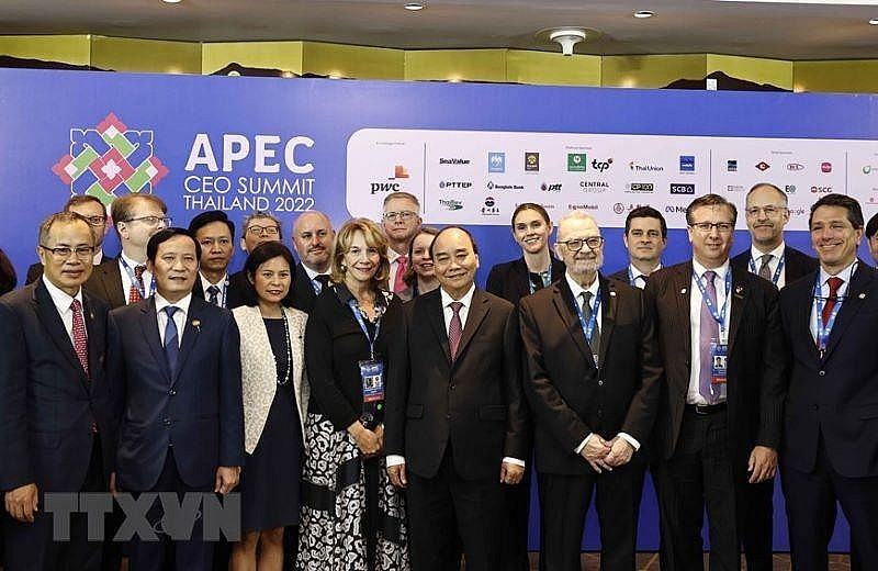 Chủ tịch nước Nguyễn Xuân Phúc dự Tọa đàm Cấp cao với Liên minh doanh nghiệp Hoa Kỳ-APEC