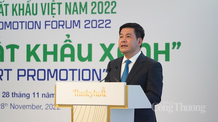 Diễn đàn Xúc tiến xuất khẩu Việt Nam 2022: Xúc tiến xuất khẩu xanh cho cộng đồng doanh nghiệp