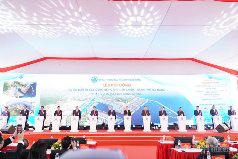 Chủ tịch nước Nguyễn Xuân Phúc dự khởi công dự án Cảng Liên Chiểu, phần cơ sở hạ tầng dùng chung