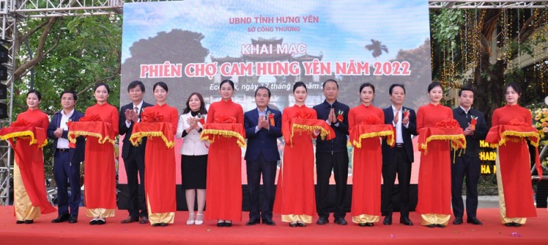 Khai mạc Phiên chợ cam Hưng Yên năm 2022 Khai mạc Phiên chợ cam Hưng Yên năm 2022