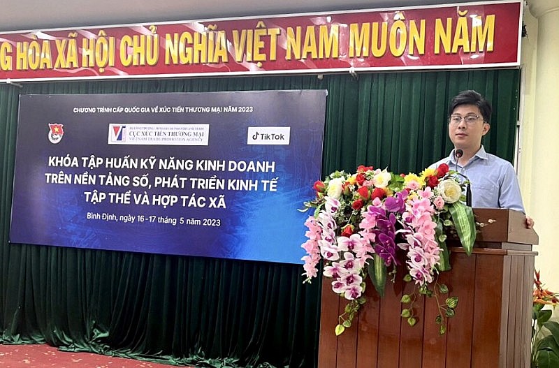 Bình Định: Bộ Công Thương tập huấn kỹ năng kinh doanh trên nền tảng số cho hợp tác xã