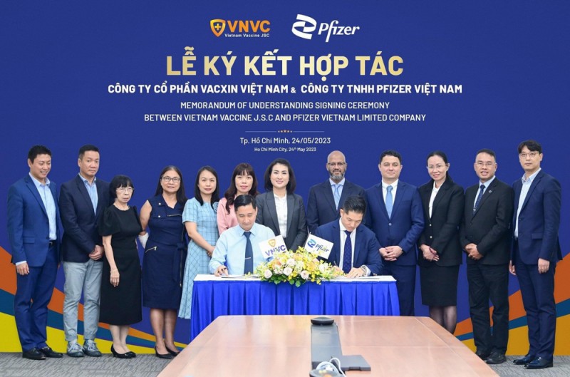 Pfizer Việt Nam ký kết Biên bản ghi nhớ với Công ty CP Vacxin Việt Nam