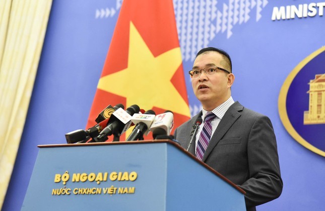 Việt Nam theo sát mọi diễn biến của tàu Hướng Dương Hồng 10 của Trung Quốc trên Biển Đông