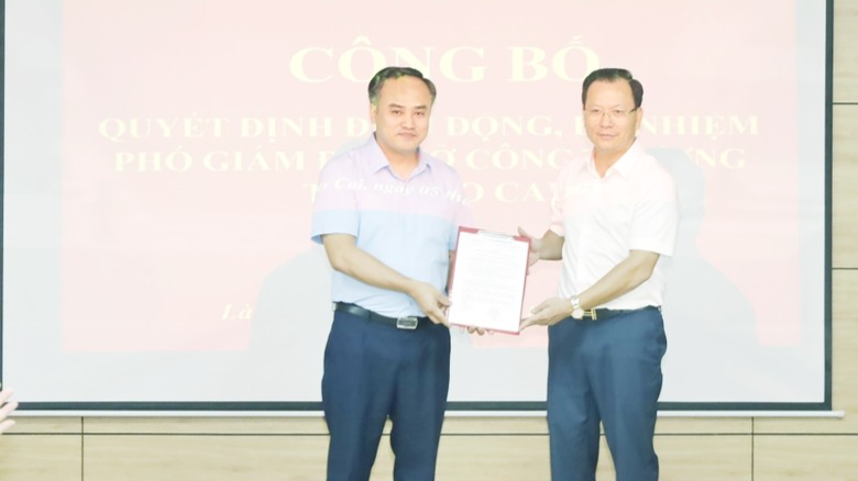Lào Cai: Điều động, bổ nhiệm ông Nguyễn Trường Giang làm Phó Giám đốc Sở Công Thương