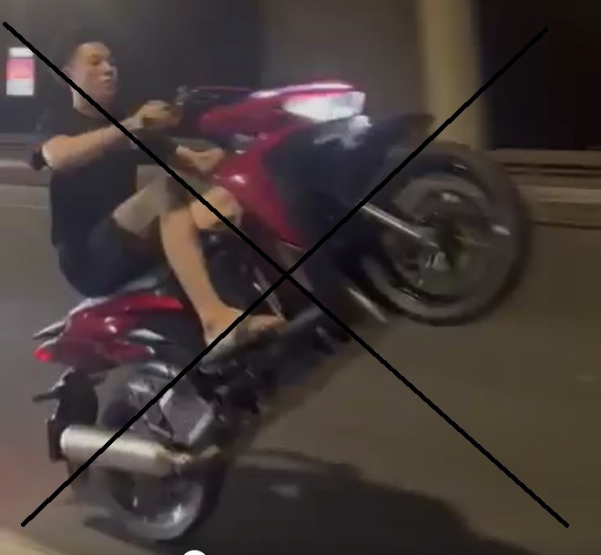 Cái kết màn “biểu diễn” xe máy rồi đăng clip lên Facebook câu like
