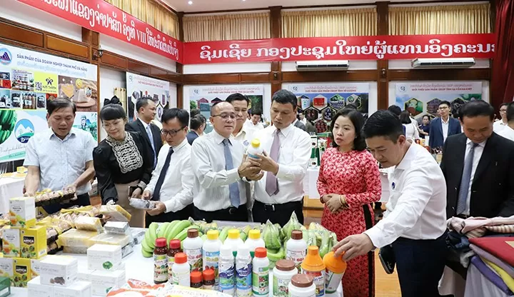 Đoàn công tác TP. Đà Nẵng trong một chuyến xúc tiến thương mại, đầu tư tại Lào (Ảnh: SCTĐN)