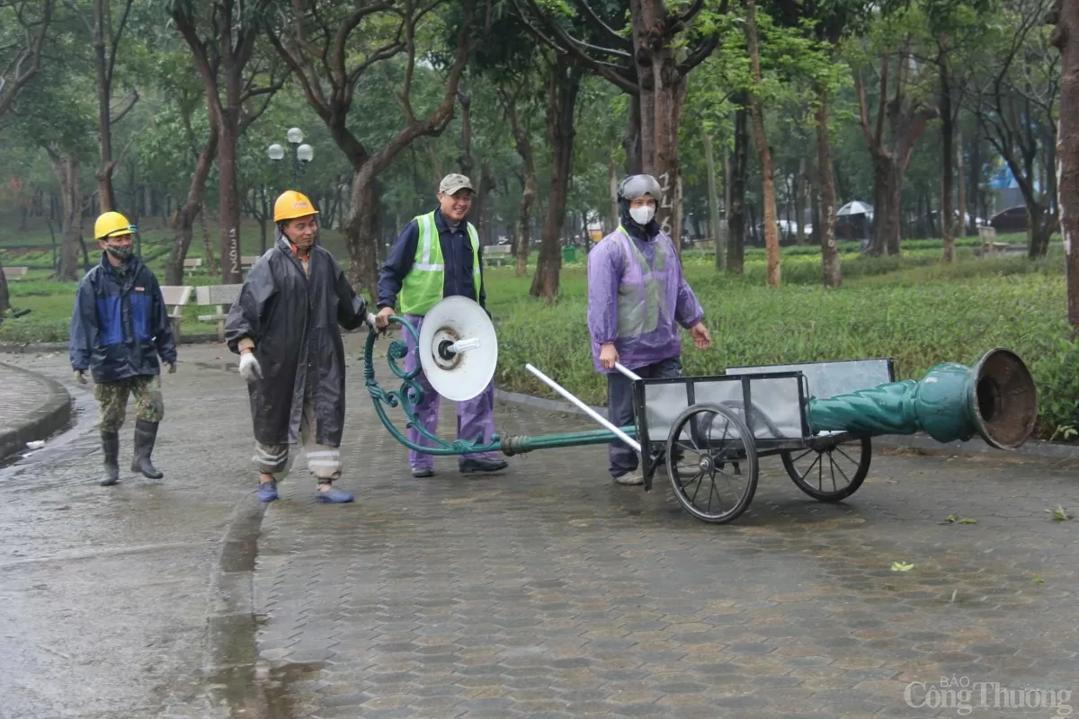 Cải tạo công viên Cầu Giấy sau nhiều năm xuống cấp Cải tạo công viên Cầu Giấy sau nhiều năm xuống cấp