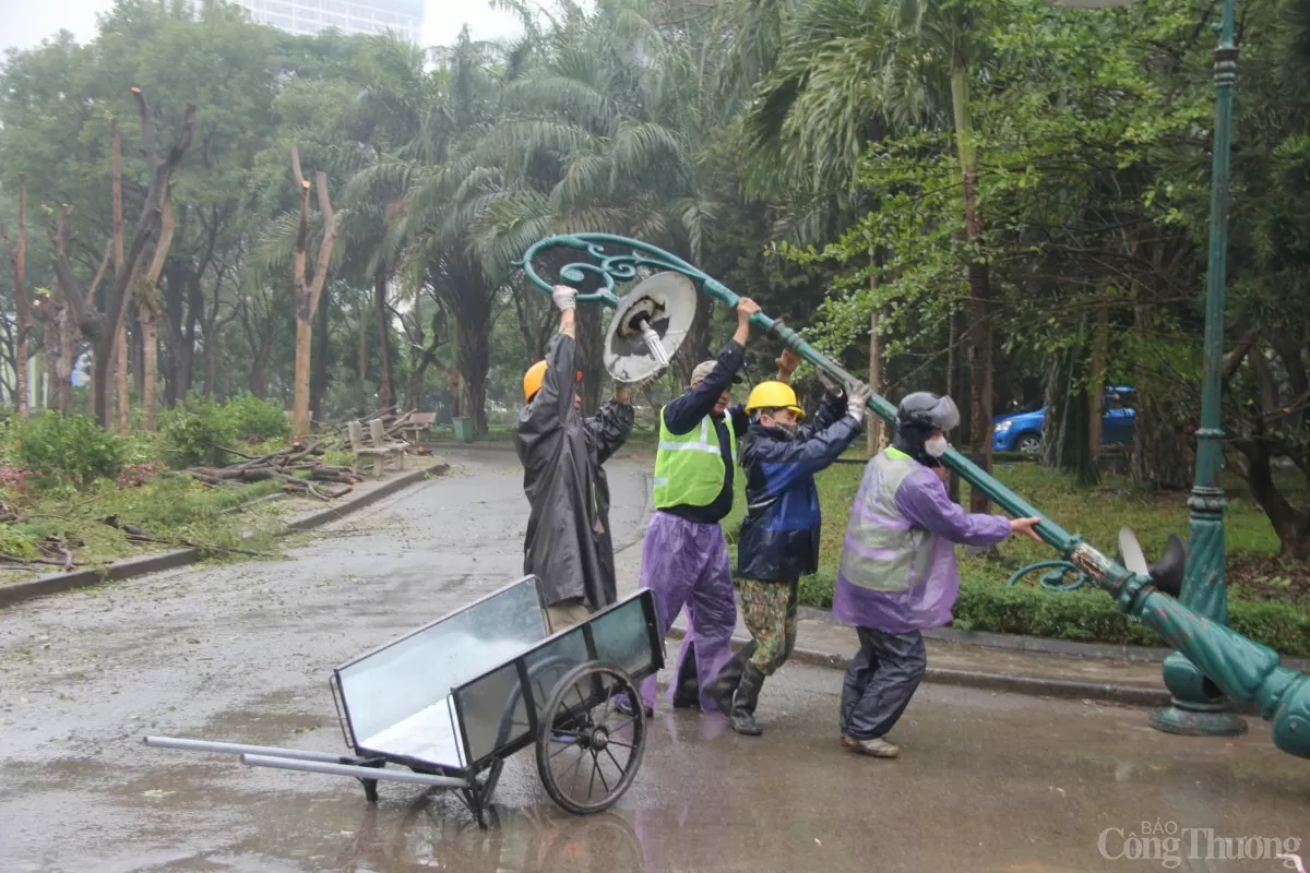 Cải tạo công viên Cầu Giấy sau nhiều năm xuống cấp Cải tạo công viên Cầu Giấy sau nhiều năm xuống cấp