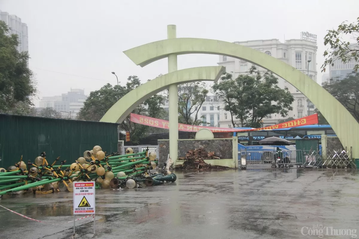 Cải tạo công viên Cầu Giấy sau nhiều năm xuống cấp Cải tạo công viên Cầu Giấy sau nhiều năm xuống cấp