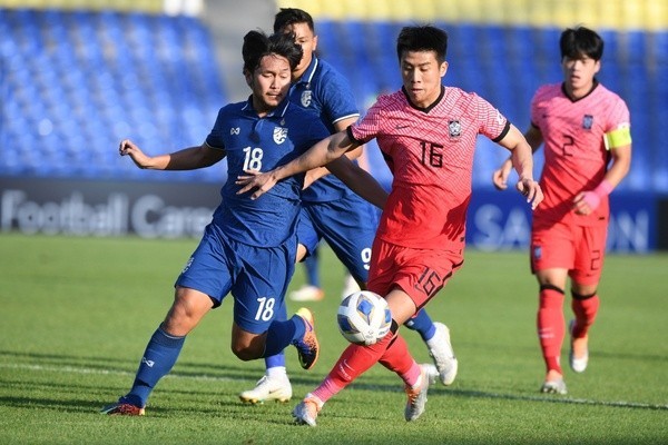 U23 Hàn Quốc - U23 Thái Lan (1-0): Thái Lan rời giải đấu trong nuối tiếc