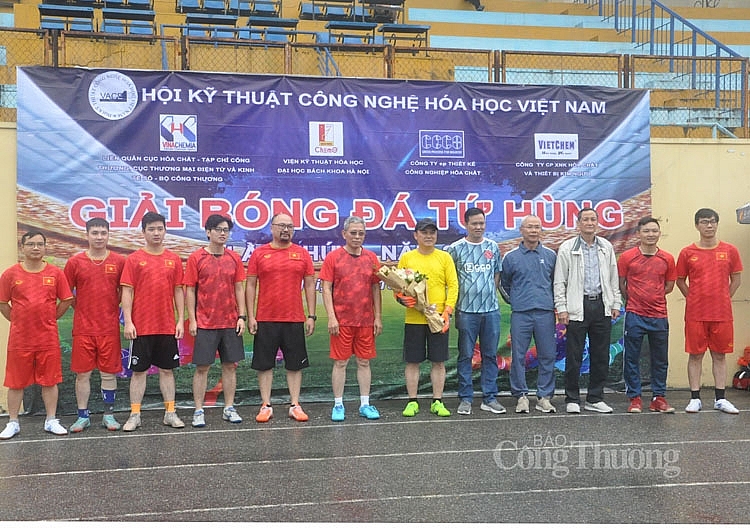 Liên quân các đơn vị Bộ Công Thương tham gia Giải bóng đá tứ hùng lần I