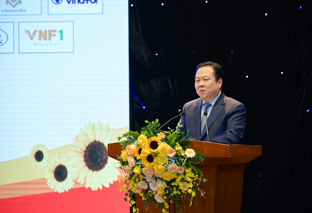 Chủ tịch Ủy ban Quản lý vốn nhà nước tại doanh nghiệp Nguyễn Hoàng Anh phát biểu