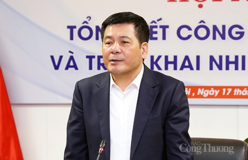 Bộ trưởng Bộ Công Thương Nguyễn Hồng Diênkết luận hội nghị