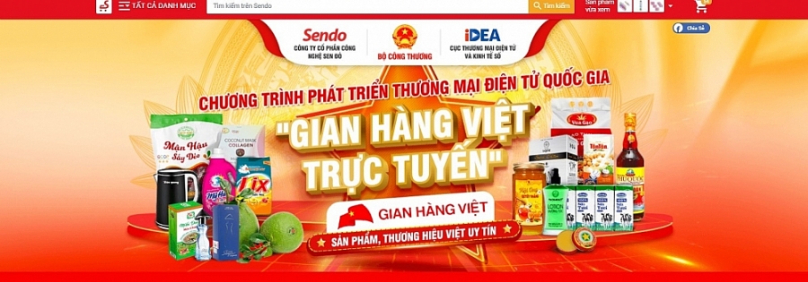 Gian hàng Việt trực tuyến quốc gia trên các sàn thương mại điện tử