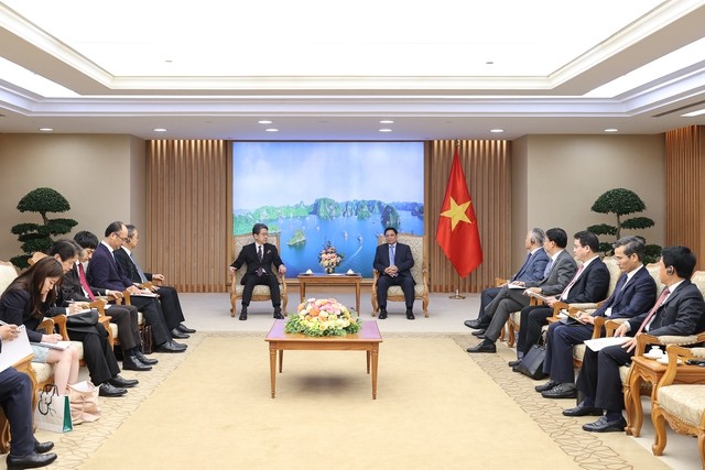 Thủ tướng nhấn mạnh đề nghị phía Nhật Bản và JBIC giúp đỡ Việt Nam xây dựng nền kinh tế tăng trưởng nhanh, bền vững