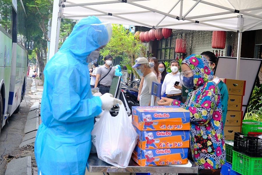 TP Hồ Chí Minh tiếp tục triển khai “siêu thị mini di động” cung cấp thực phẩm sau 15/8