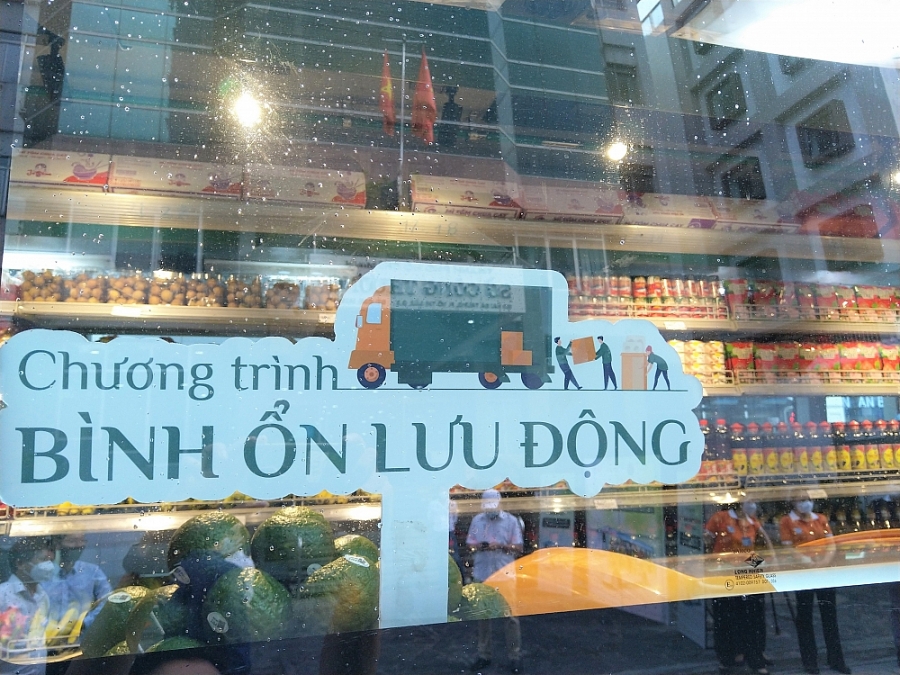 TP Hồ Chí Minh tiếp tục triển khai “siêu thị mini di động” cung cấp thực phẩm sau 15/8
