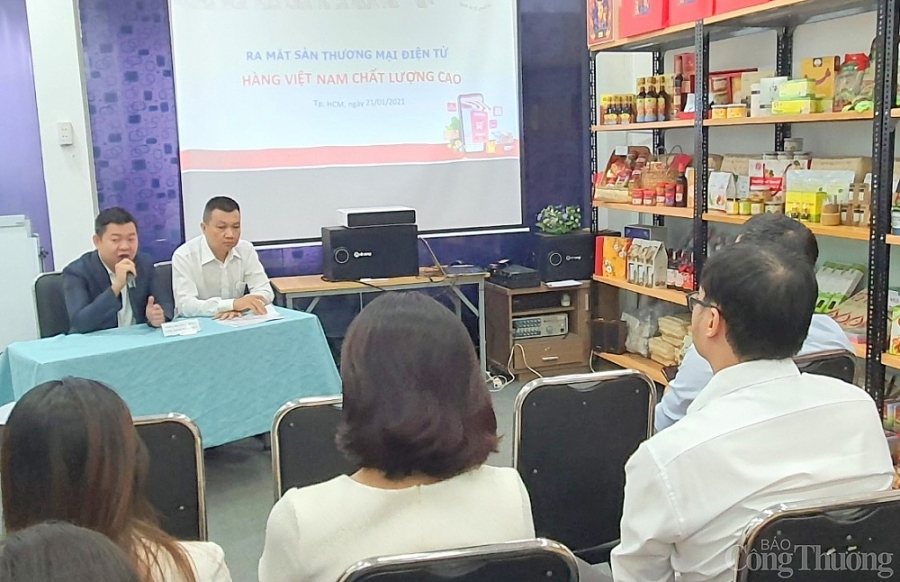 Sàn điện tử hàng Việt Nam chất lượng cao: Hỗ trợ doanh nghiệp xúc tiến thương mại, quảng bá thương hiệu và bán hàng