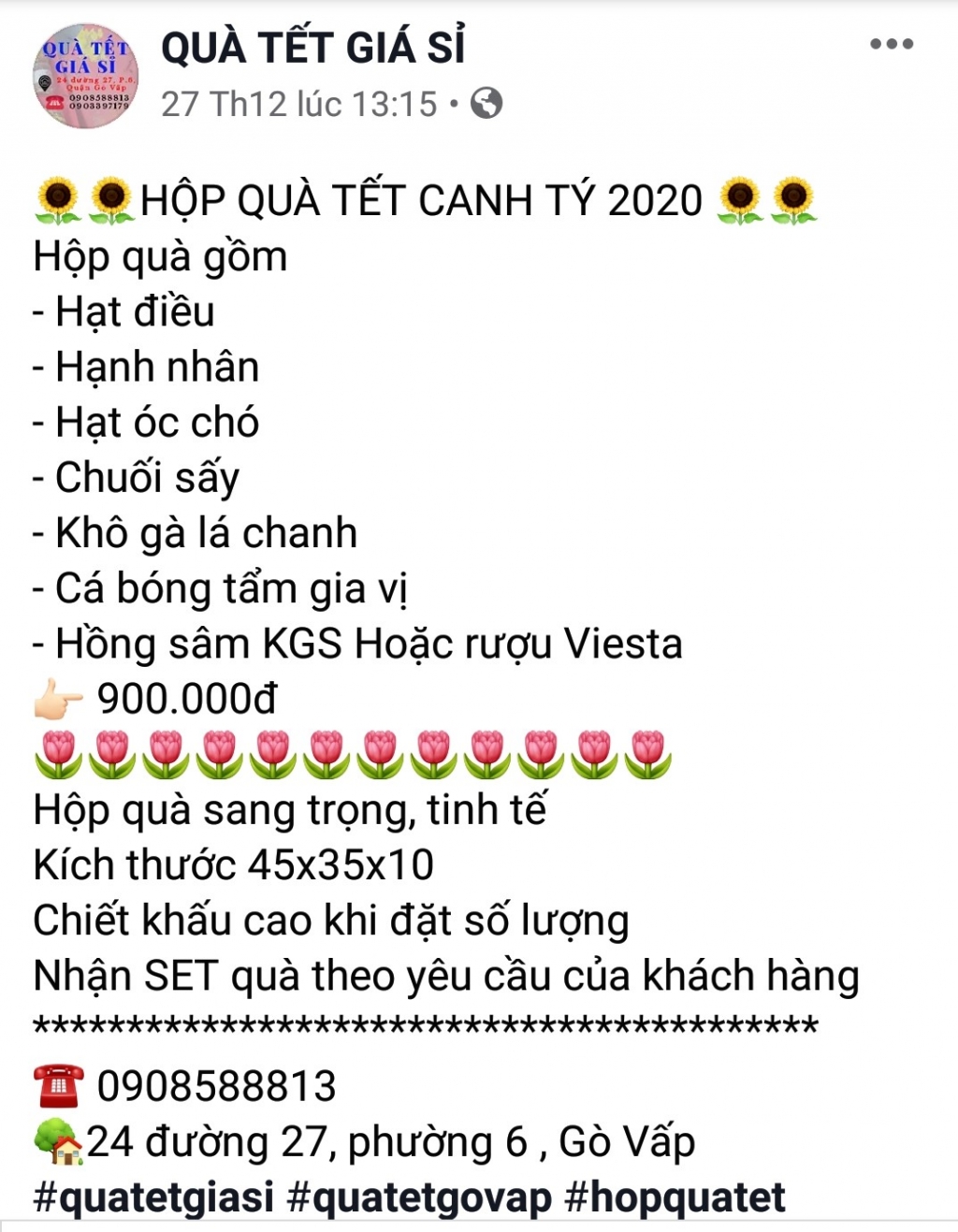 Tp ho chi minh da dang thi truong gio qua tet canh ty