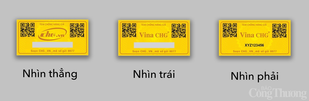 Công ty Vina CHG sản xuất tem chống hàng giả công nghệ số Hologram 3D+