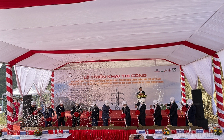 Nghệ An: Triển khai thi công dự án đường dây 220kV Nậm Mô (Lào) – Tương Dương (đoạn trên lãnh thổ Việt Nam)