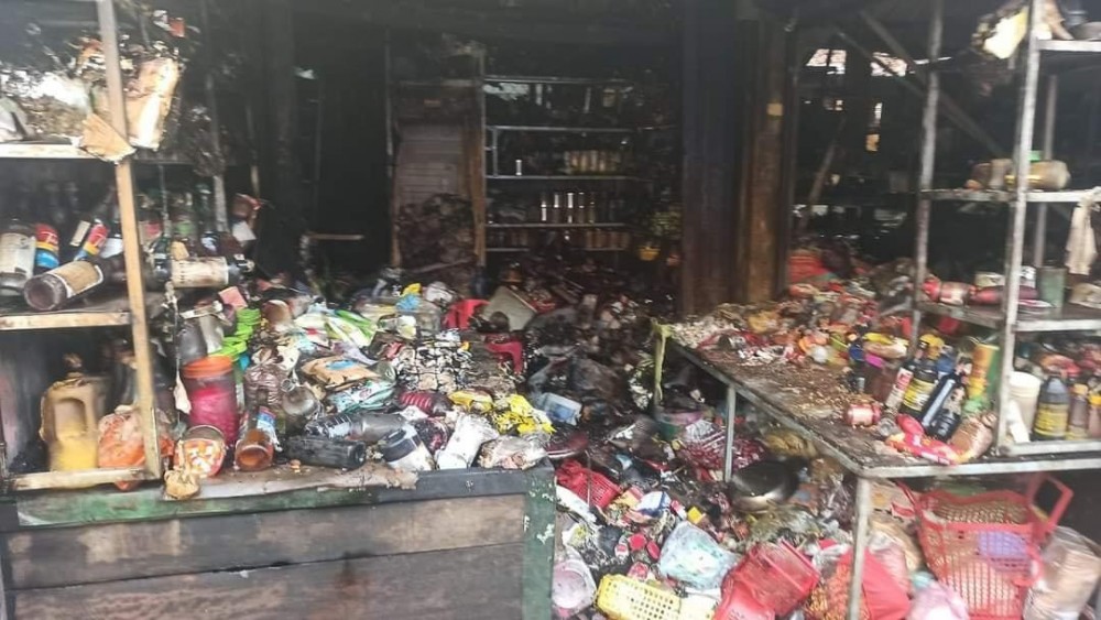 Đắk Lắk: Cháy lớn tại chợ trong đêm, thiêu rụi 28 ki ốt