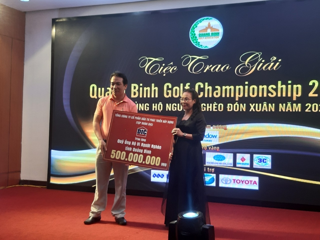 quang binh golf championship 2019 hon 3 ty dong duoc ho tro cho nguoi ngheo sau giai dau