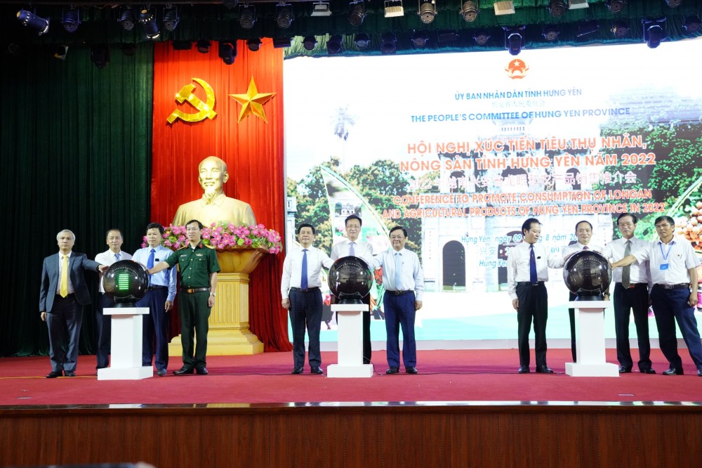 UBND tỉnh Hưng Yên tổ chức Hội nghị Xúc tiến tiêu thụ nhãn và Nông sản năm 2022