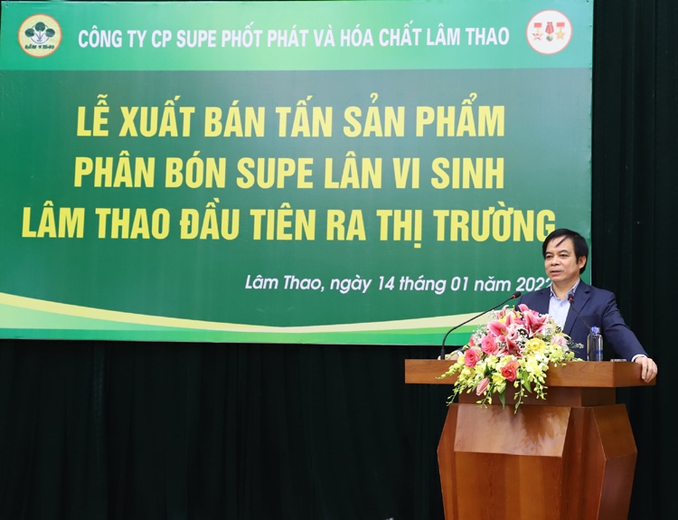 Supe Lâm Thao: Xuất bán những tấn sản phẩm Supe lân vi sinh đầu tiên ra thị trường
