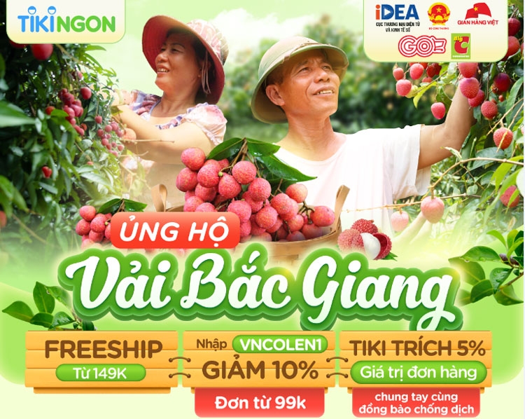 Tiki tiếp tục đồng hành cùng nông sản Việt với chương trình “Ủng hộ Vải Bắc Giang