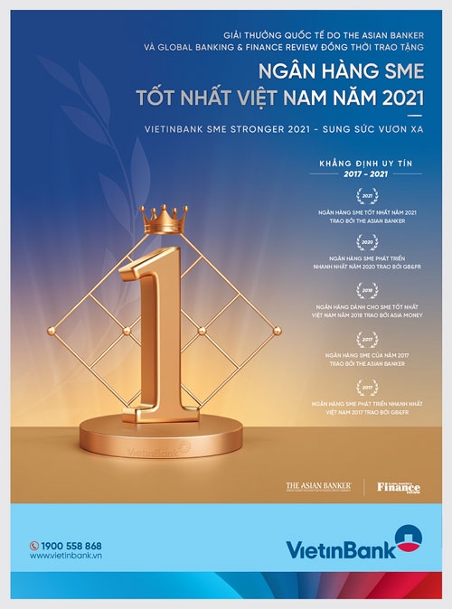 VietinBank - Ngân hàng SME tốt nhất Việt Nam