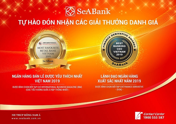 seabank duoc vinh danh nhieu giai thuong quoc te uy tin