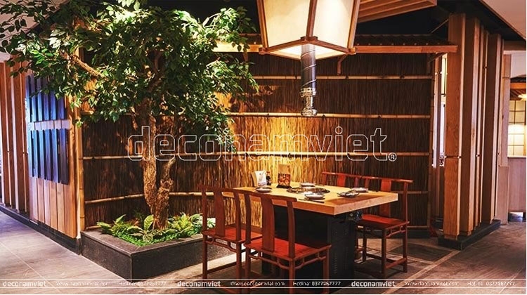 Văn hóa Nhật Bản trong thiết kế nội thất nhà hàng