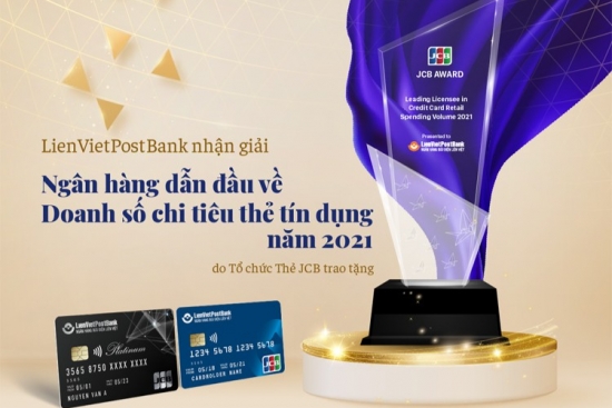 LienVietPostBank được vinh danh 5 hạng mục danh giá của Tổ chức Thẻ quốc tế