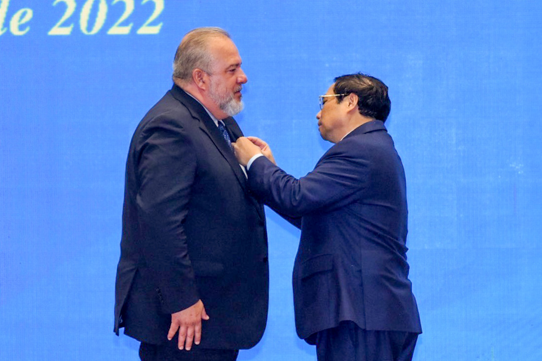 Thủ tướng Chính phủ Phạm Minh Chính hội đàm với Thủ tướng Cộng hòa Cuba Manuel Marrero Cruz - Ảnh 2.