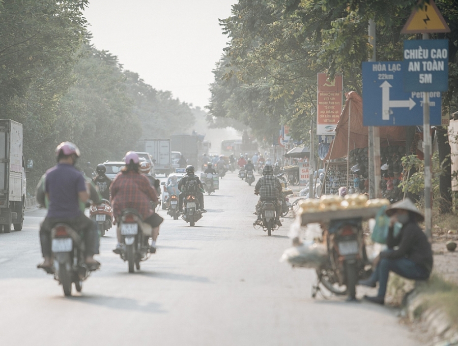 Nồng độ bụi mịn ở các tỉnh, thành đều vượt nhiều lần mức khuyến nghị