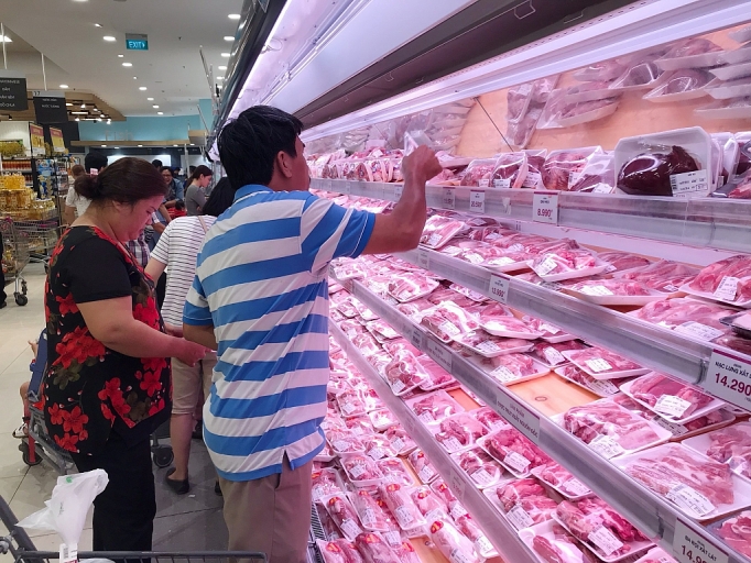 Từ đầu năm 2022 đến nay, nhập khẩu thịt lợn liên tục giảm do tiêu thụ thịt lợn trong nước chậm, trong khi nguồn cung dồi dào