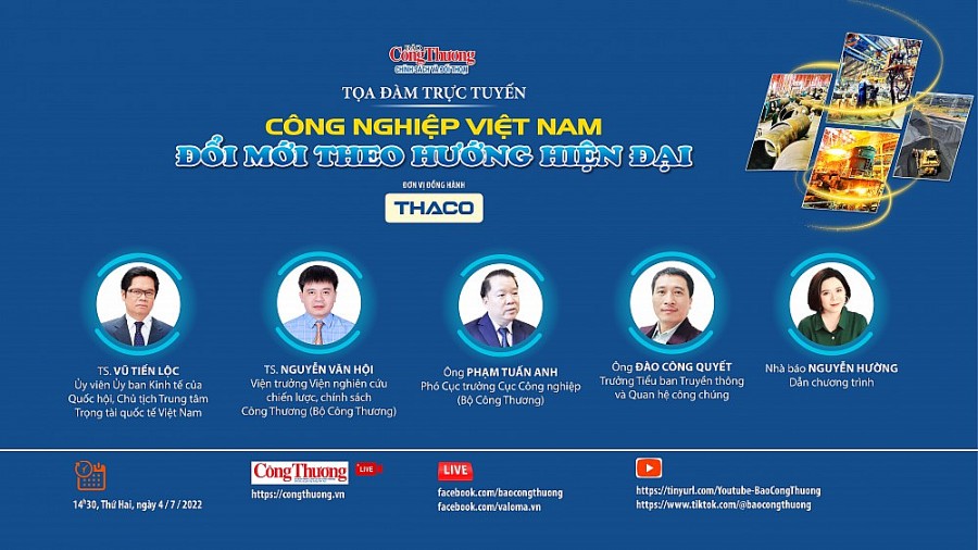 Báo Công Thương tổ chức tọa đàm: “Công nghiệp Việt Nam - Đổi mới theo hướng hiện đại”