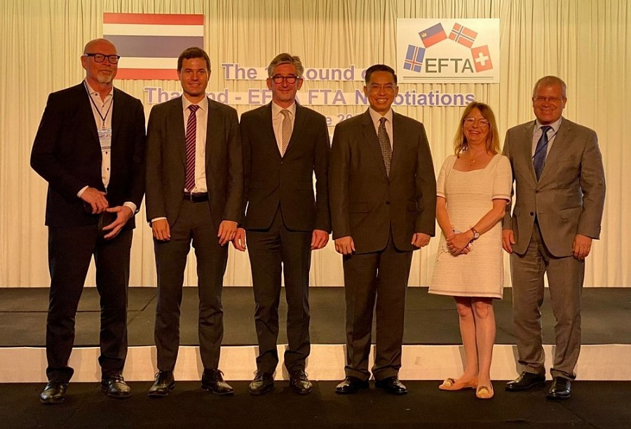 Các nước khối EFTA và Thái Lan tái khởi động đàm phán hiệp định thương mại tự do
