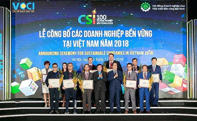 cong bo doanh nghiep ben vung viet nam 2018 coca cola duoc vinh danh top 2